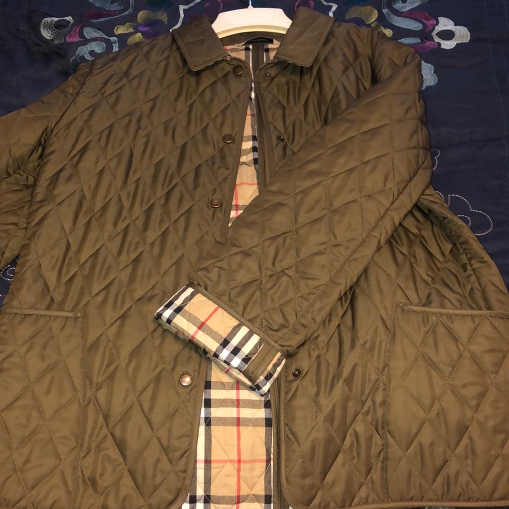 Burberry diamond quilted jacket